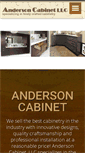 Mobile Screenshot of andersoncabinetllc.com